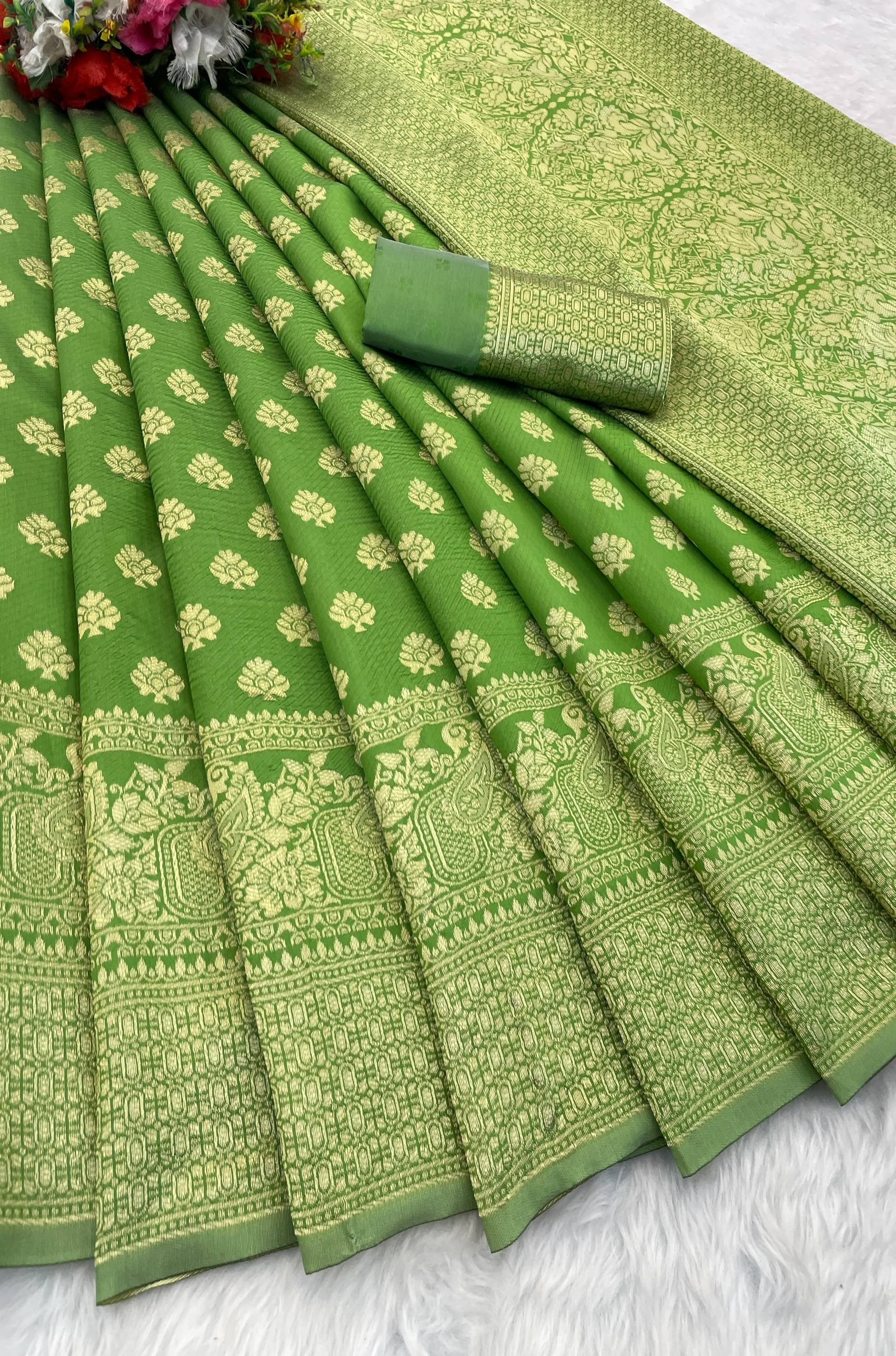 fab woven Art Silk Woven Kanjeevaram Sarees With Unstitched Blouse Piece ( Mint Green ) fab woven Art Silk Woven Kanjeevaram Sarees With Unstitched Blouse Piece ( Mint Green )