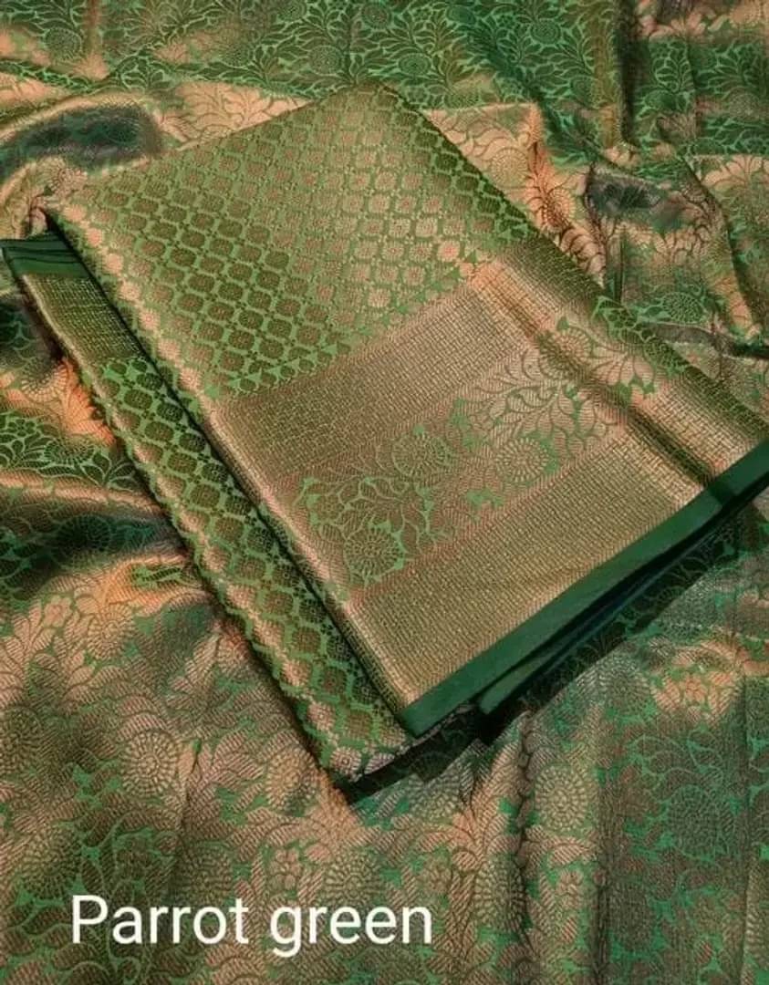 fab woven Art Silk Woven Banarasi saree With Unstitched Blouse Piece ( Mint Green )     			fab woven Art Silk Woven Banarasi saree With Unstitched Blouse Piece ( Mint Green )