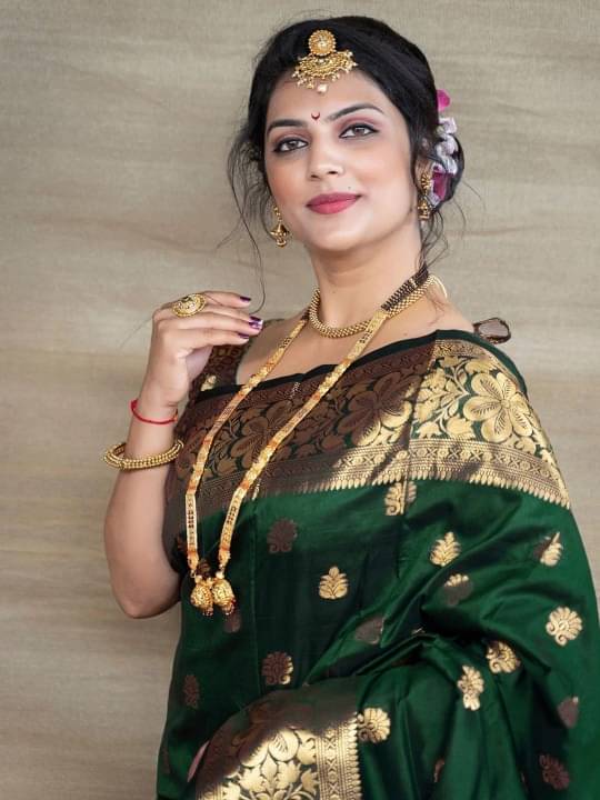     			fab woven Art Silk Woven Kanjeevaram Sarees With Unstitched Blouse Piece ( Green )