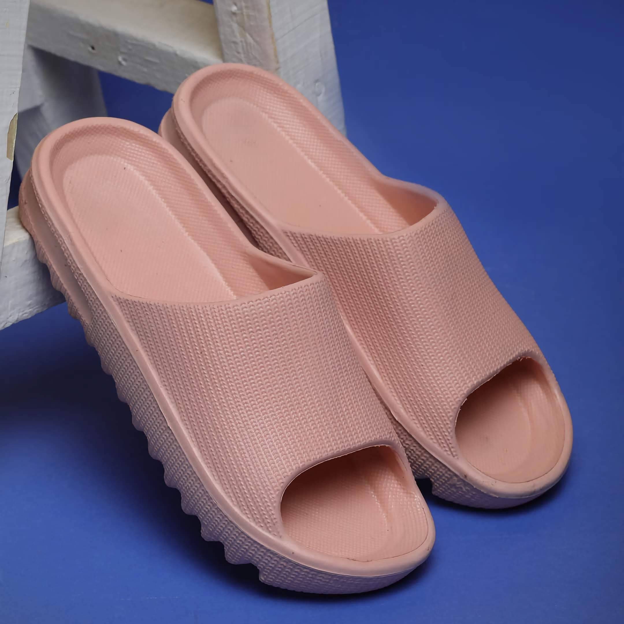     			rishXation Peach Women's Slide Flip Flop