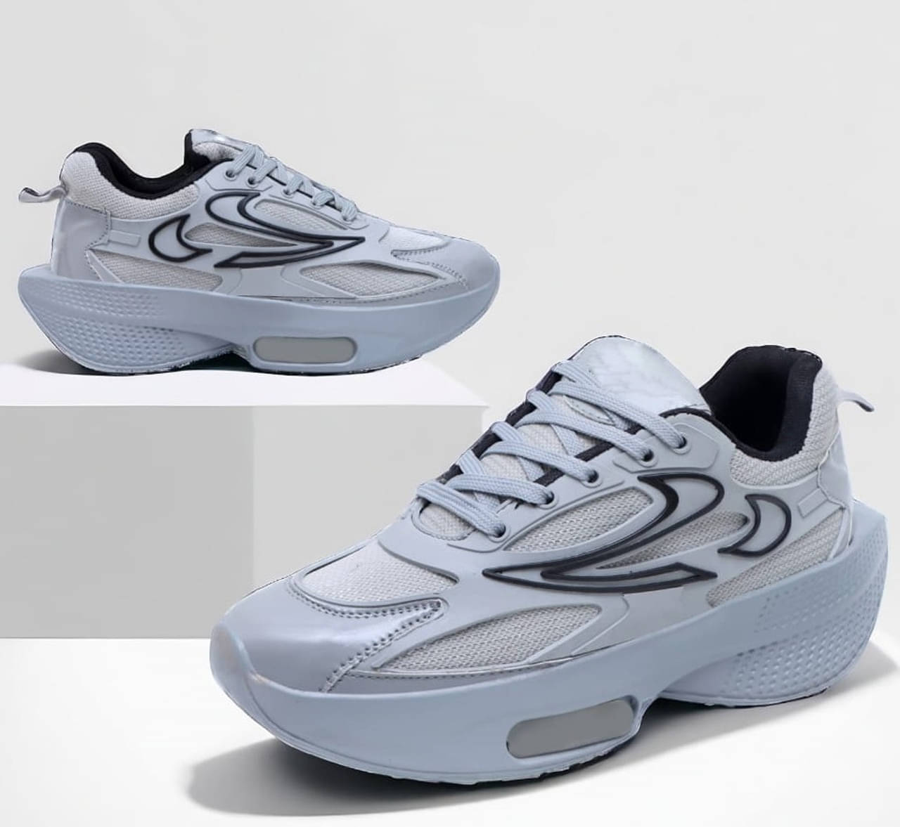     			Akiko GLIDE CORE Grey Men's Sneakers