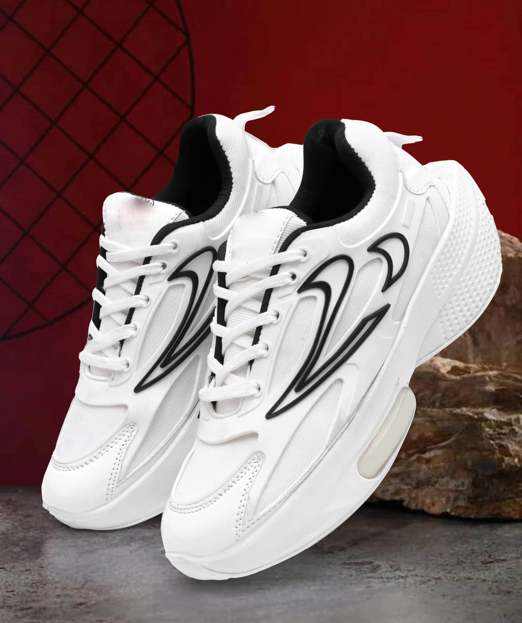     			Akiko GLIDE CORE White Men's Sneakers