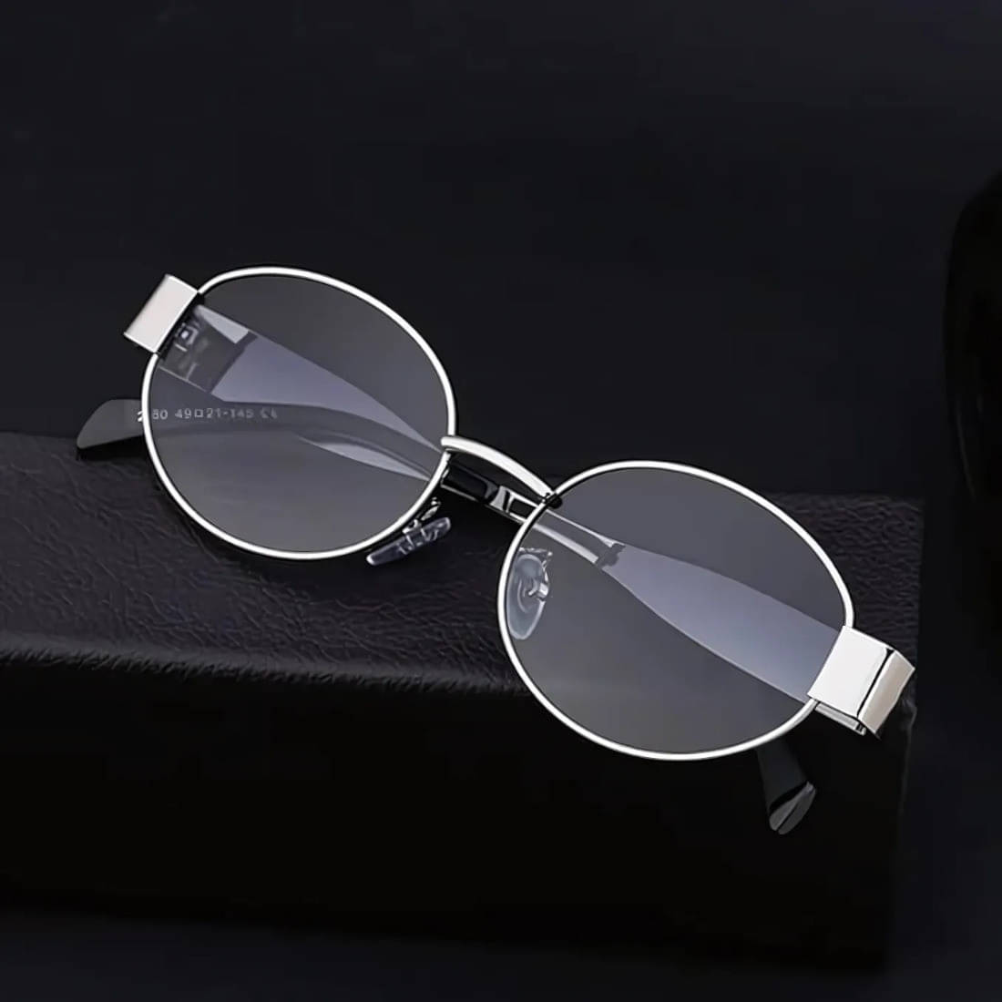 Ashru Silver Oval Sunglasses ( Pack of 1 ) Ashru Silver Oval Sunglasses ( Pack of 1 )