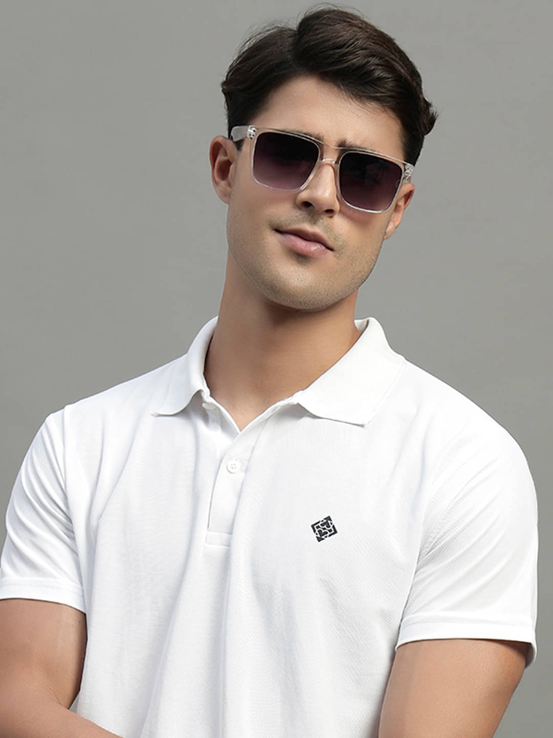 BLISS BOYS Men Cotton Blend Regular Fit Solid Polo T Shirt ( White ) BLISS BOYS Men Cotton Blend Regular Fit Solid Polo T Shirt ( White )
