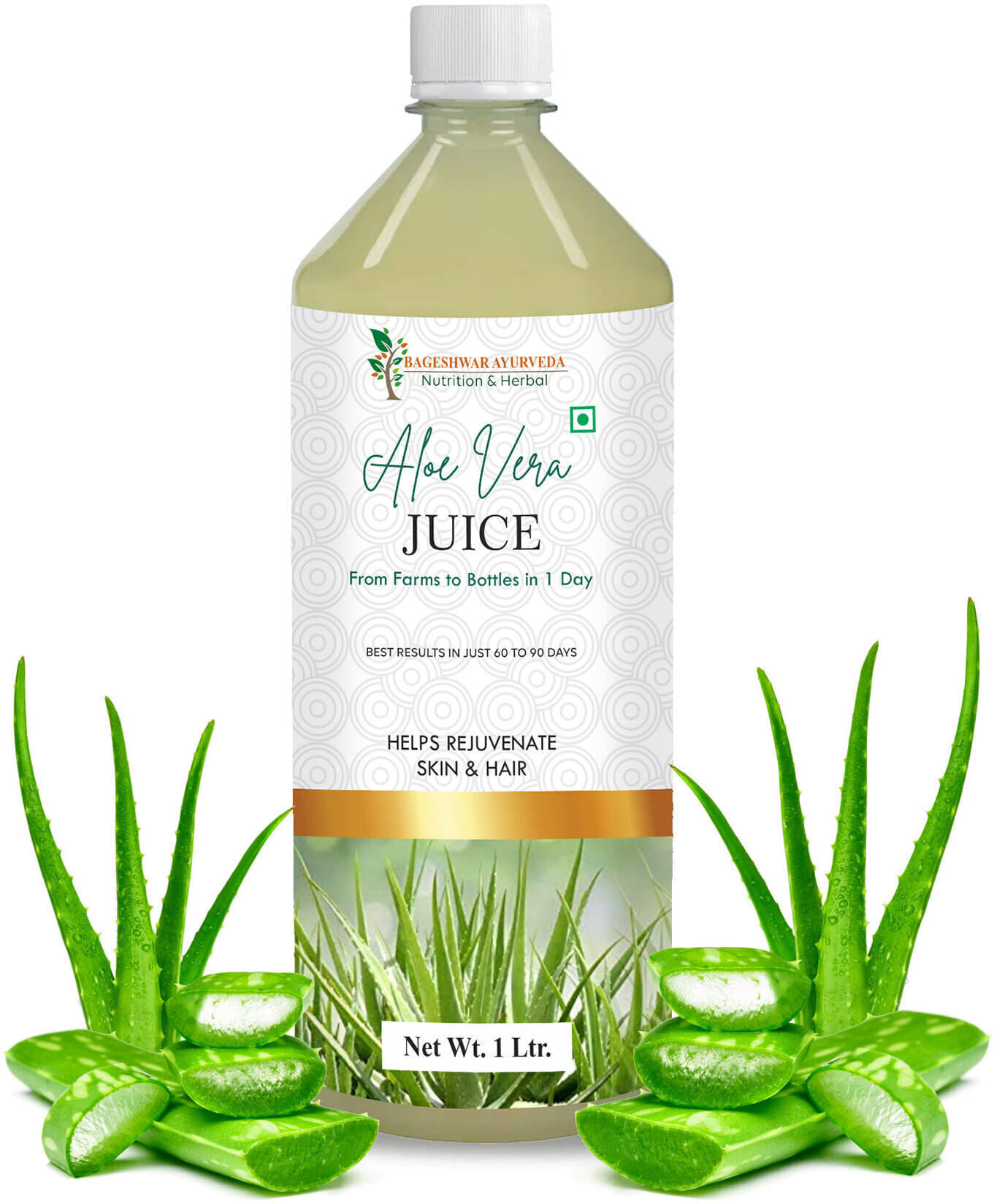 Bageshwar Ayurveda Aloevera Juice I Farms to Bottles in 1 Day Pure & Natural For Glowing Skin Bageshwar Ayurveda Aloevera Juice I Farms to Bottles in 1 Day Pure & Natural For Glowing Skin