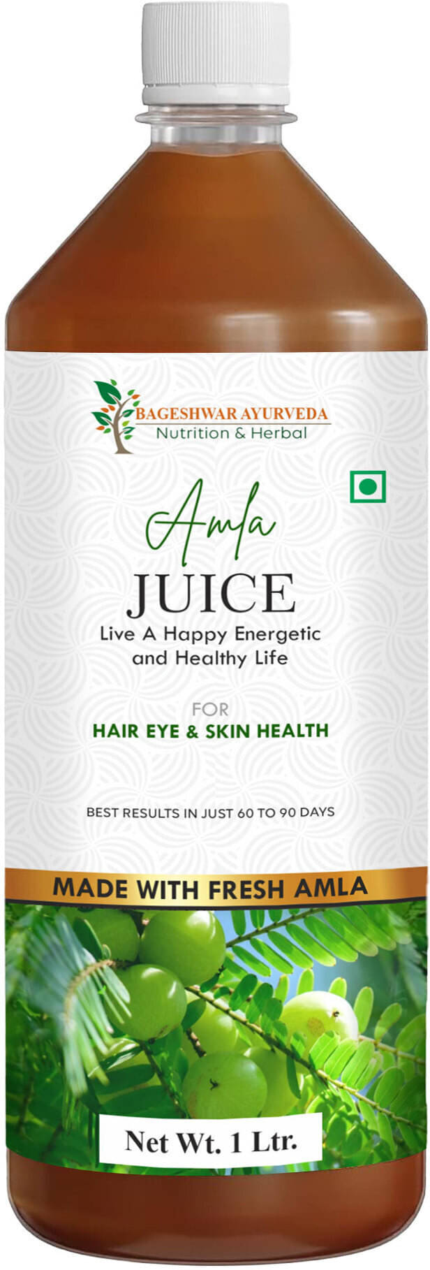 Bageshwar Ayurveda Amla Juice I Immunity Booster with Vitamin C Hair Health Pure & Natural Bageshwar Ayurveda Amla Juice I Immunity Booster with Vitamin C Hair Health Pure & Natural