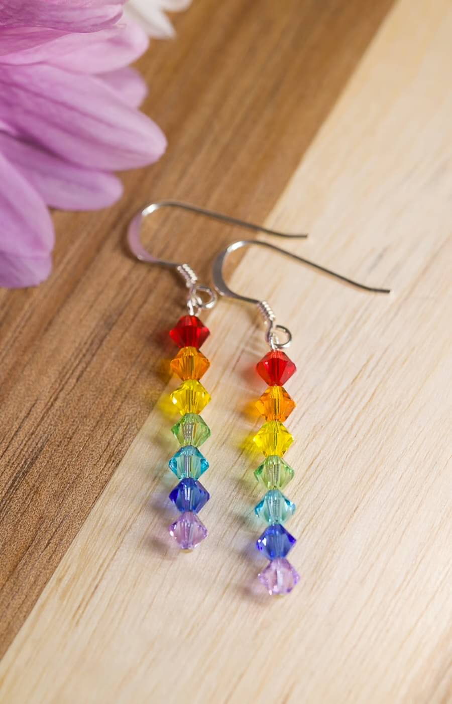     			Bead Jewel Multi Color Drop Earrings ( Pack of 1 )