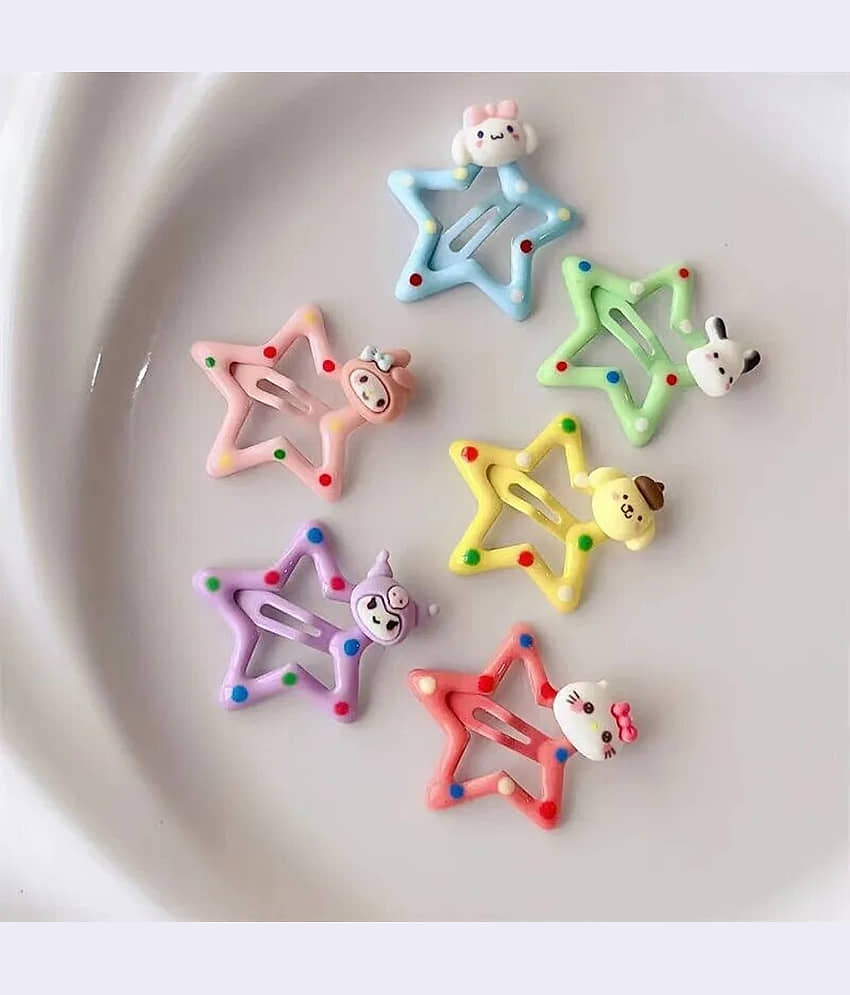 Blubby Multi Tic Tac Clip ( Pack of 6 ) - Jewellery Sets | Buy online on ZillyBuy