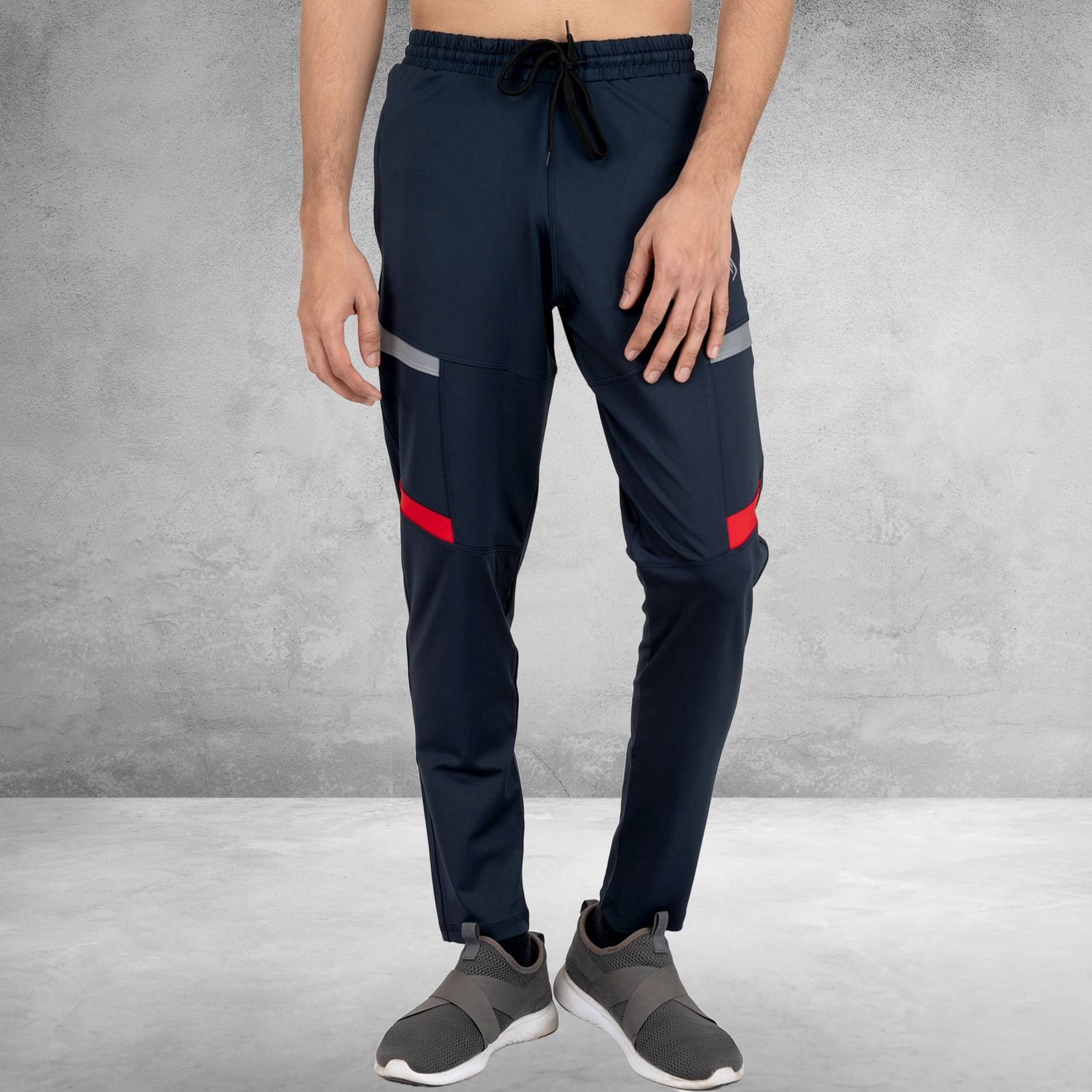     			DIHOX Navy Blue Polyester Men's Sports Trackpants ( Pack of 1 )