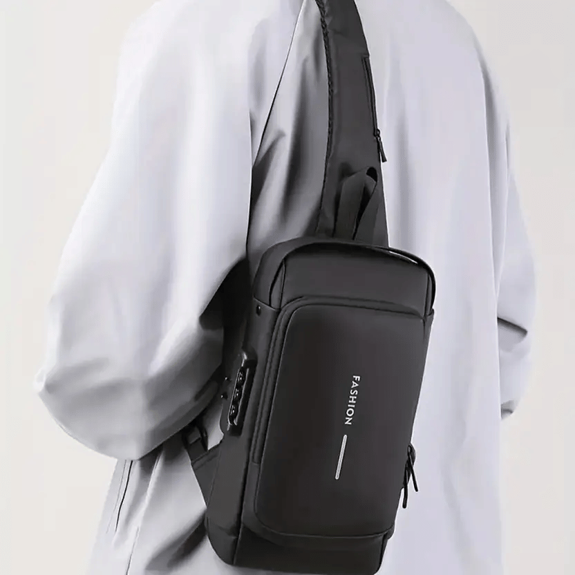 Gjshop Black Solid Messenger Bag - Handbags | Buy online on ZillyBuy