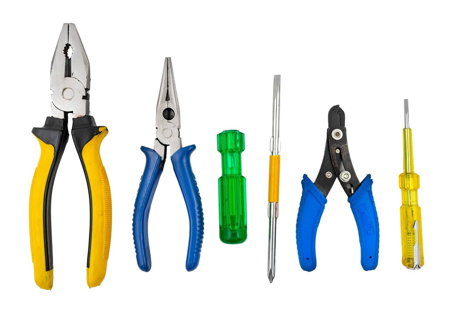     			Globus 155-2 in 1 Screwdriver 6inch/150MM and 8"/200MM inch Combination Plier and 6 Inch/150 MM Nose Plier with Wire Cutter 5" and Line Tester 5" Combination Screwdriver Set (Pack of 5)