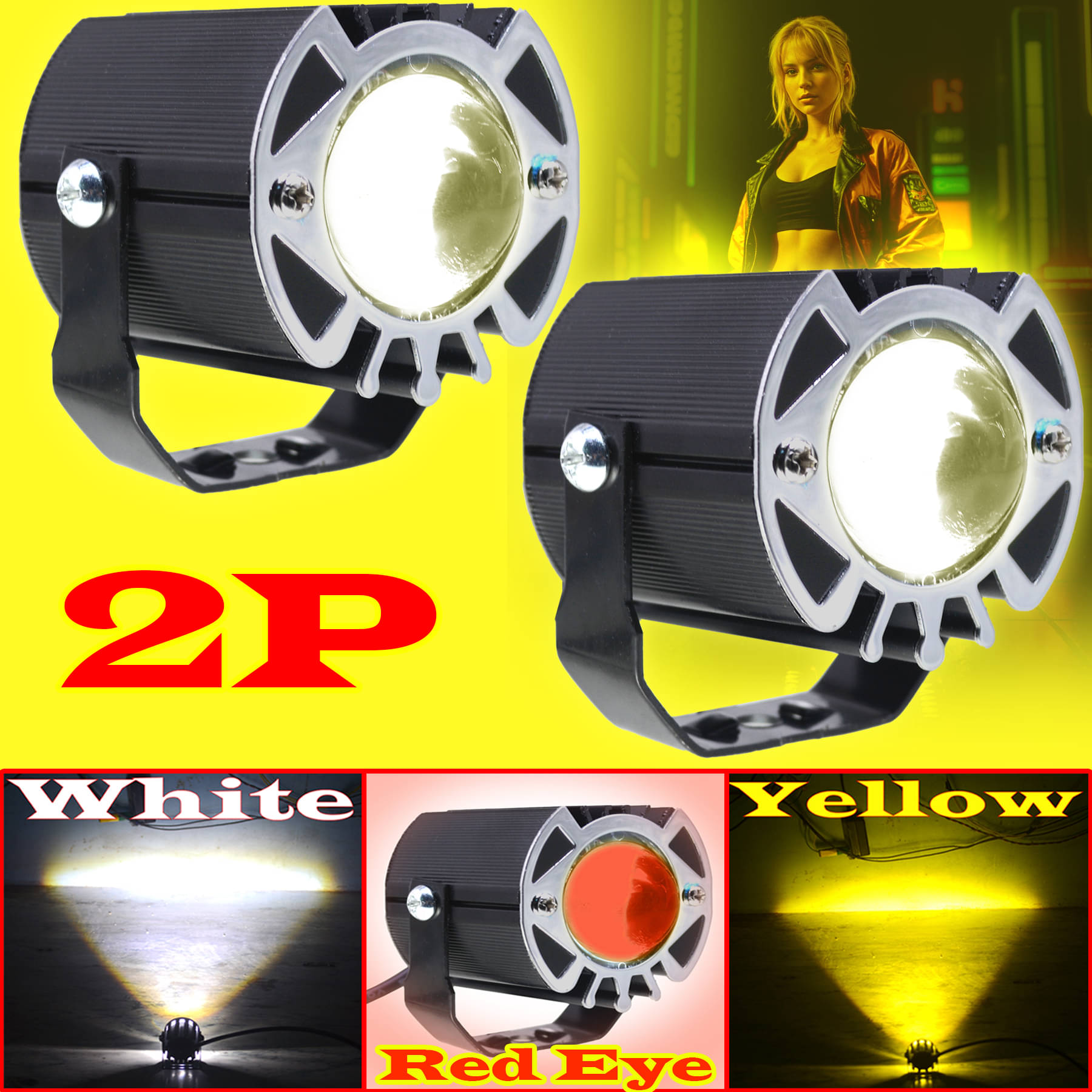 JMALL Front Left & Right Fog Light For All Car and Bike Models ( Set of 2 ) JMALL Front Left & Right Fog Light For All Car and Bike Models ( Set of 2 )