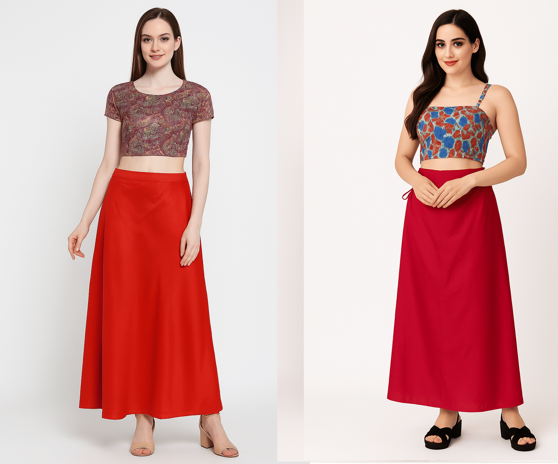 JTG enterprises Multicoloured Cotton Petticoat - Pack of 2     			JTG enterprises Multicoloured Cotton Petticoat - Pack of 2