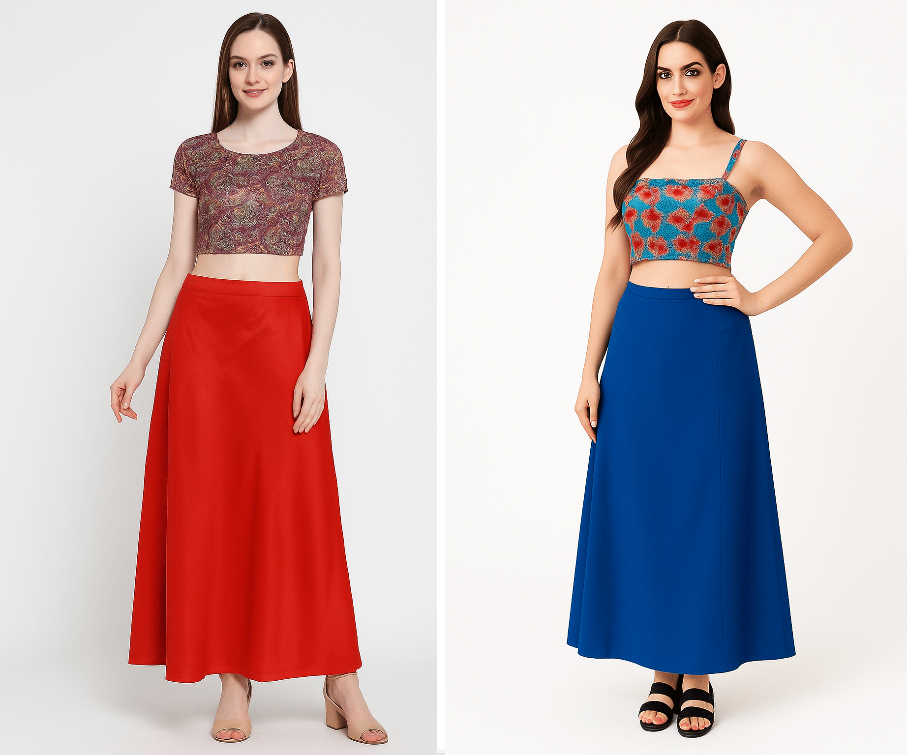 JTG enterprises Multicoloured Cotton Petticoat - Pack of 2     			JTG enterprises Multicoloured Cotton Petticoat - Pack of 2