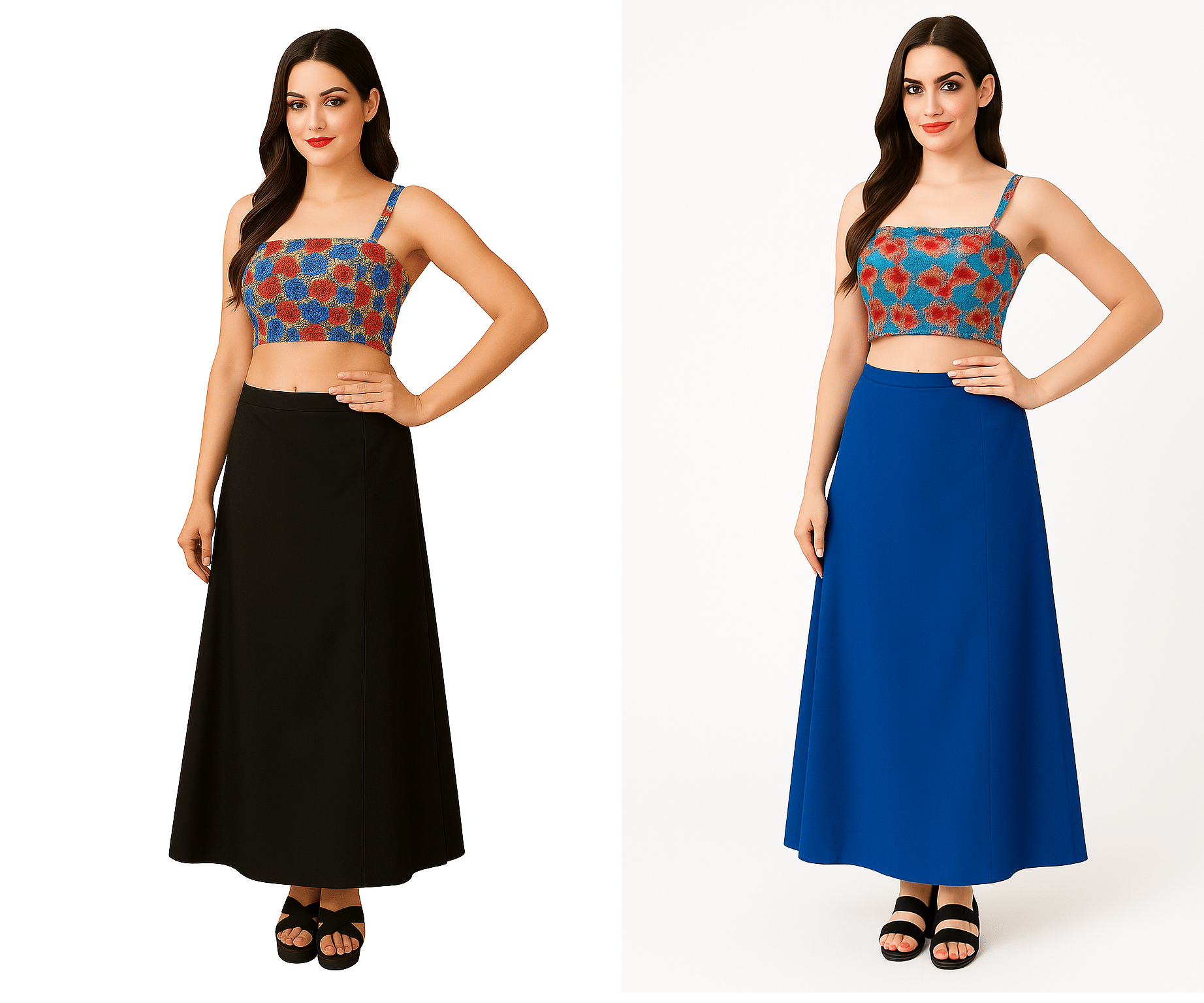 JTG enterprises Multicoloured Cotton Petticoat - Pack of 2     			JTG enterprises Multicoloured Cotton Petticoat - Pack of 2