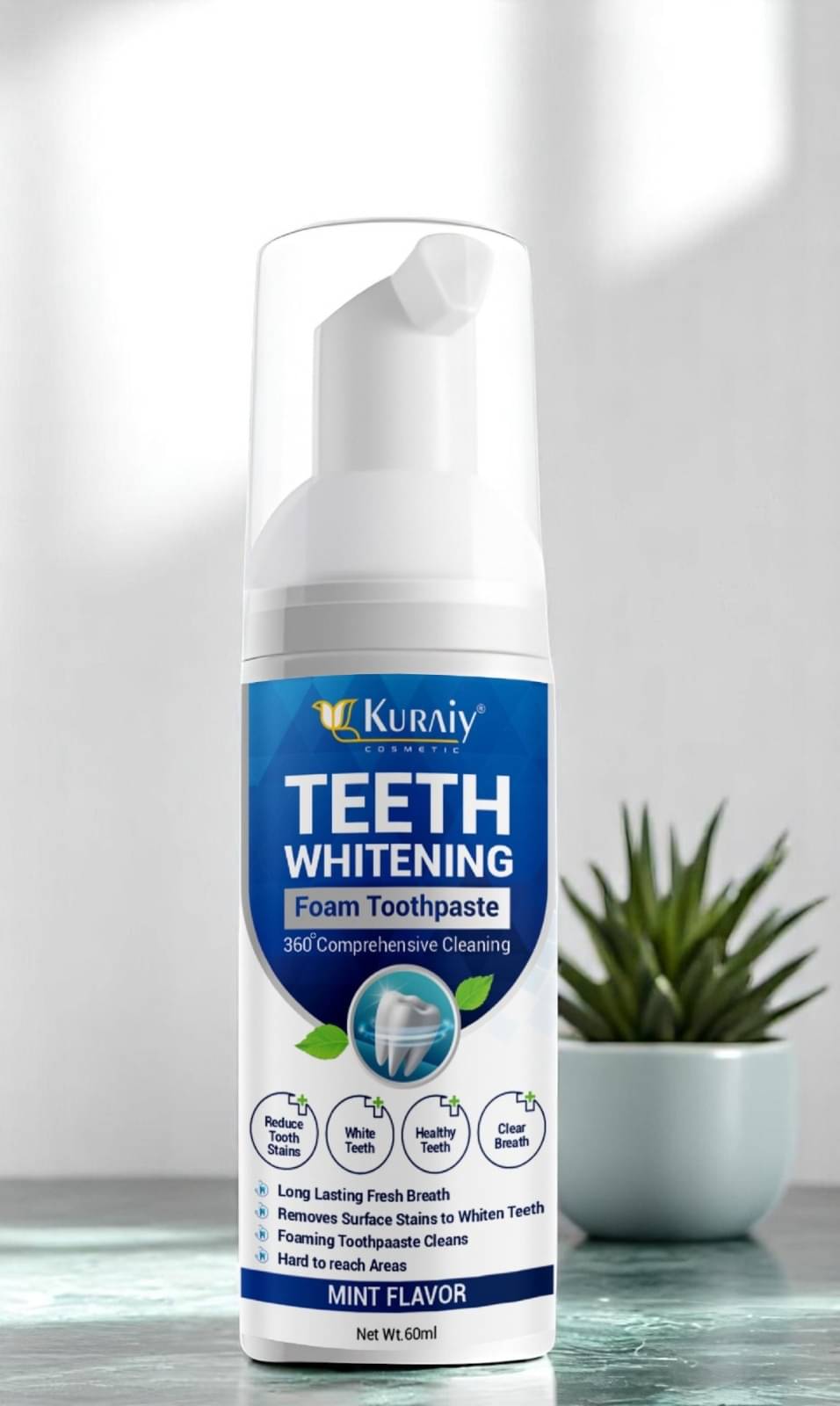     			KURAIY Whitening Toothpaste Pack of 1
