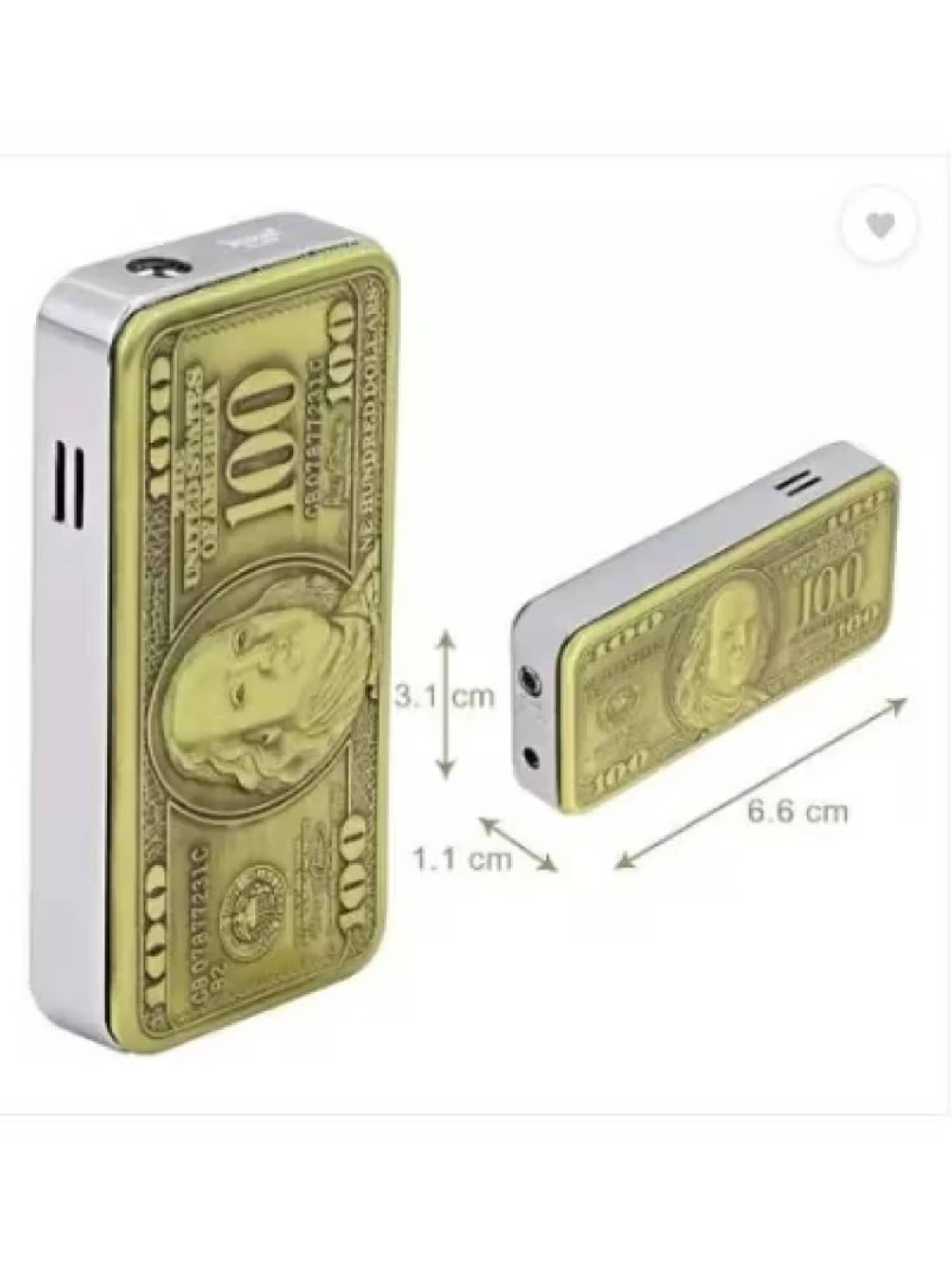 Kadio Gold Stainless Steel Cigarette Lighter ( Pack of 1 ) - Cookware | Buy online on ZillyBuy