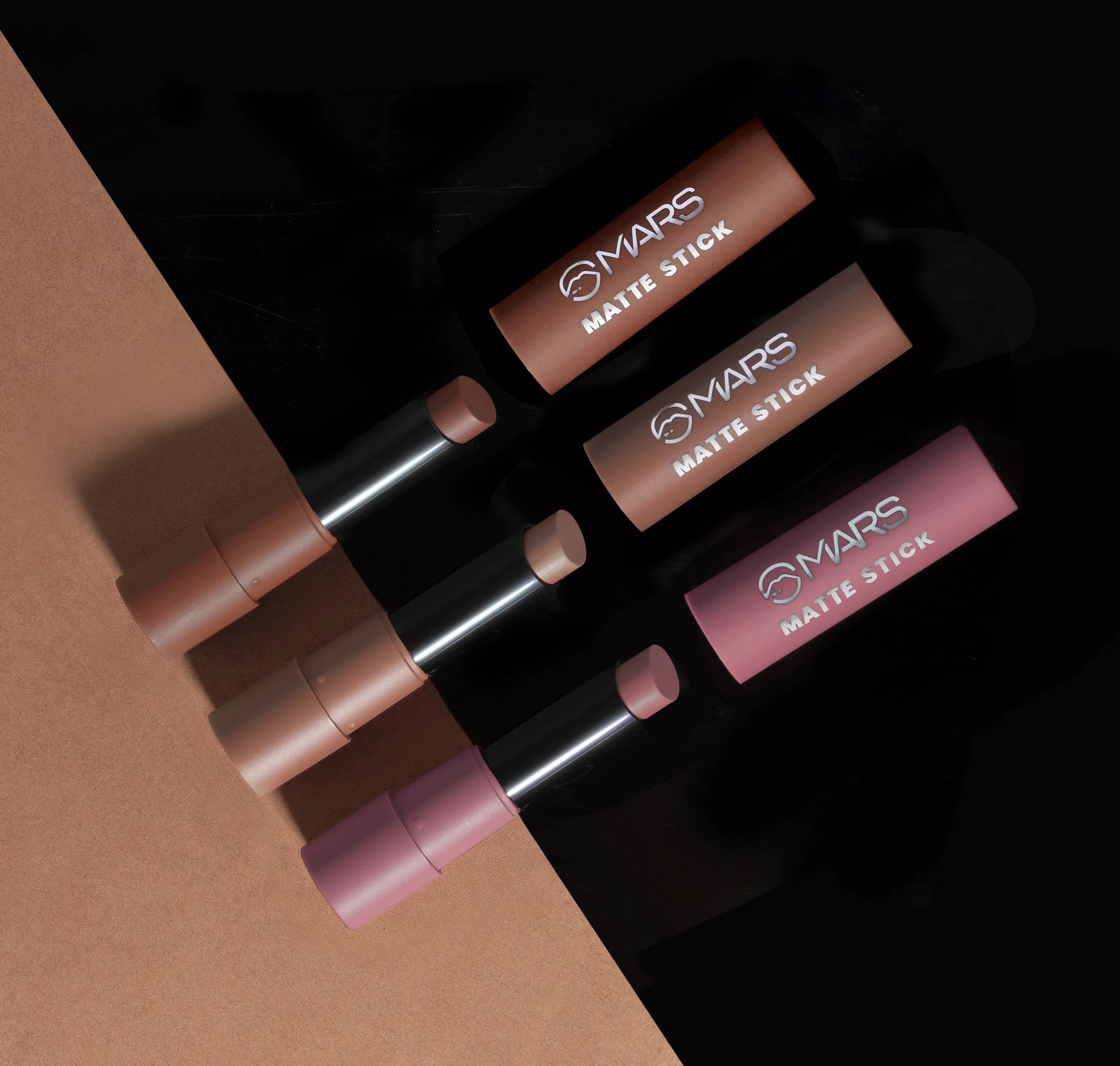     			MARS Long Lasting Multi Color Matte Lipstick Box (Pack of 3)