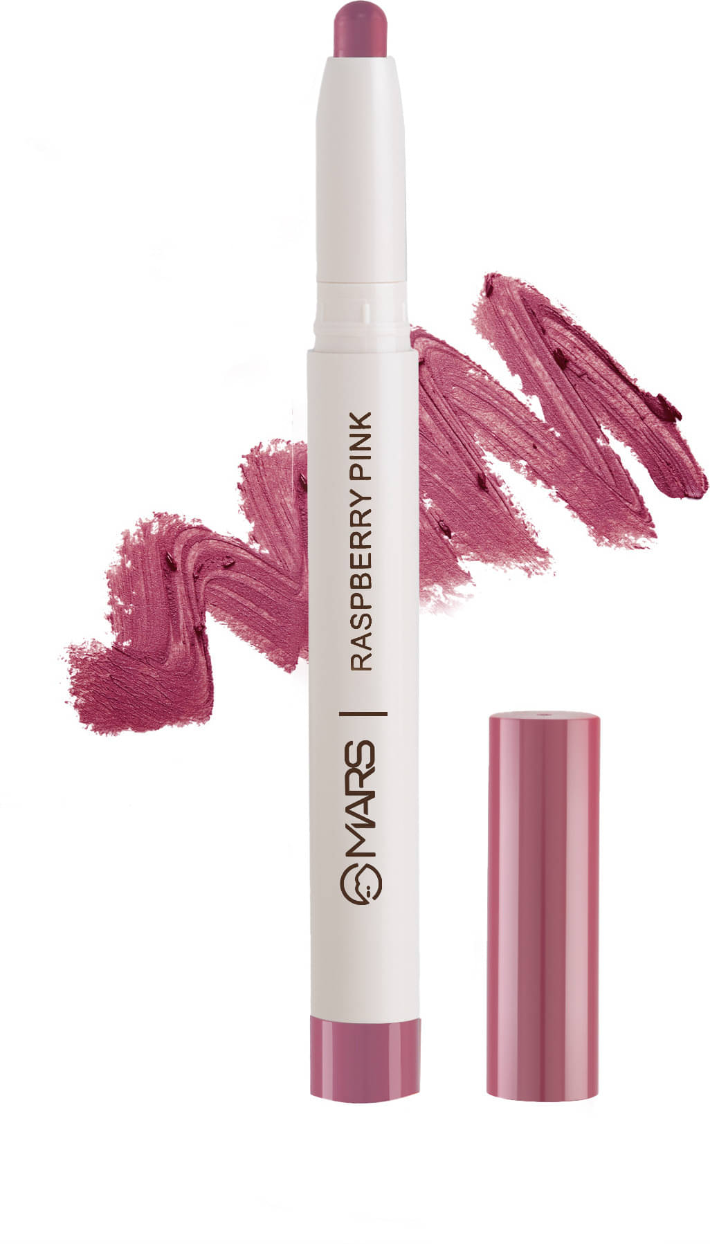     			MARS Non-Transfer Long Lasting Poppins Rotating Matte Lip Crayon (Raspberry Pink-05, 1.3 g)