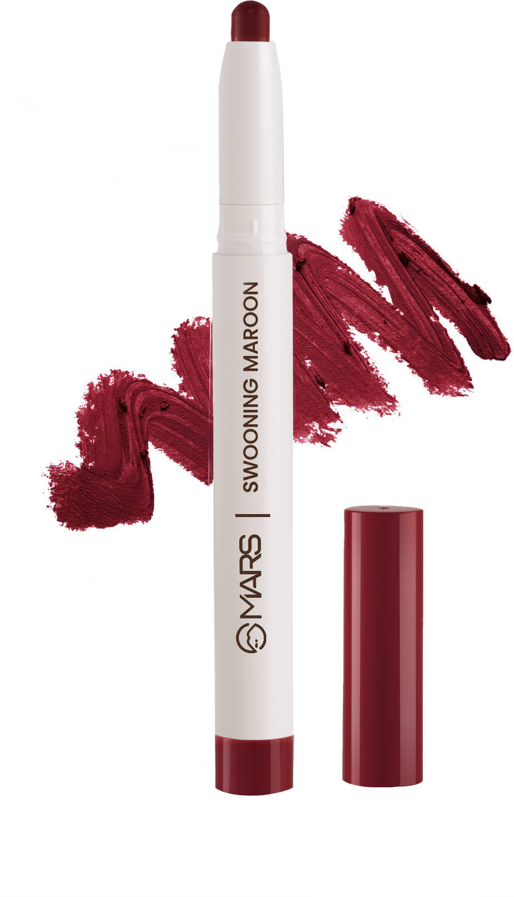 MARS Non-Transfer Long Lasting Poppins Rotating Matte Lip (Swooning Maroon-17, 1.3 g)     			MARS Non-Transfer Long Lasting Poppins Rotating Matte Lip (Swooning Maroon-17, 1.3 g)