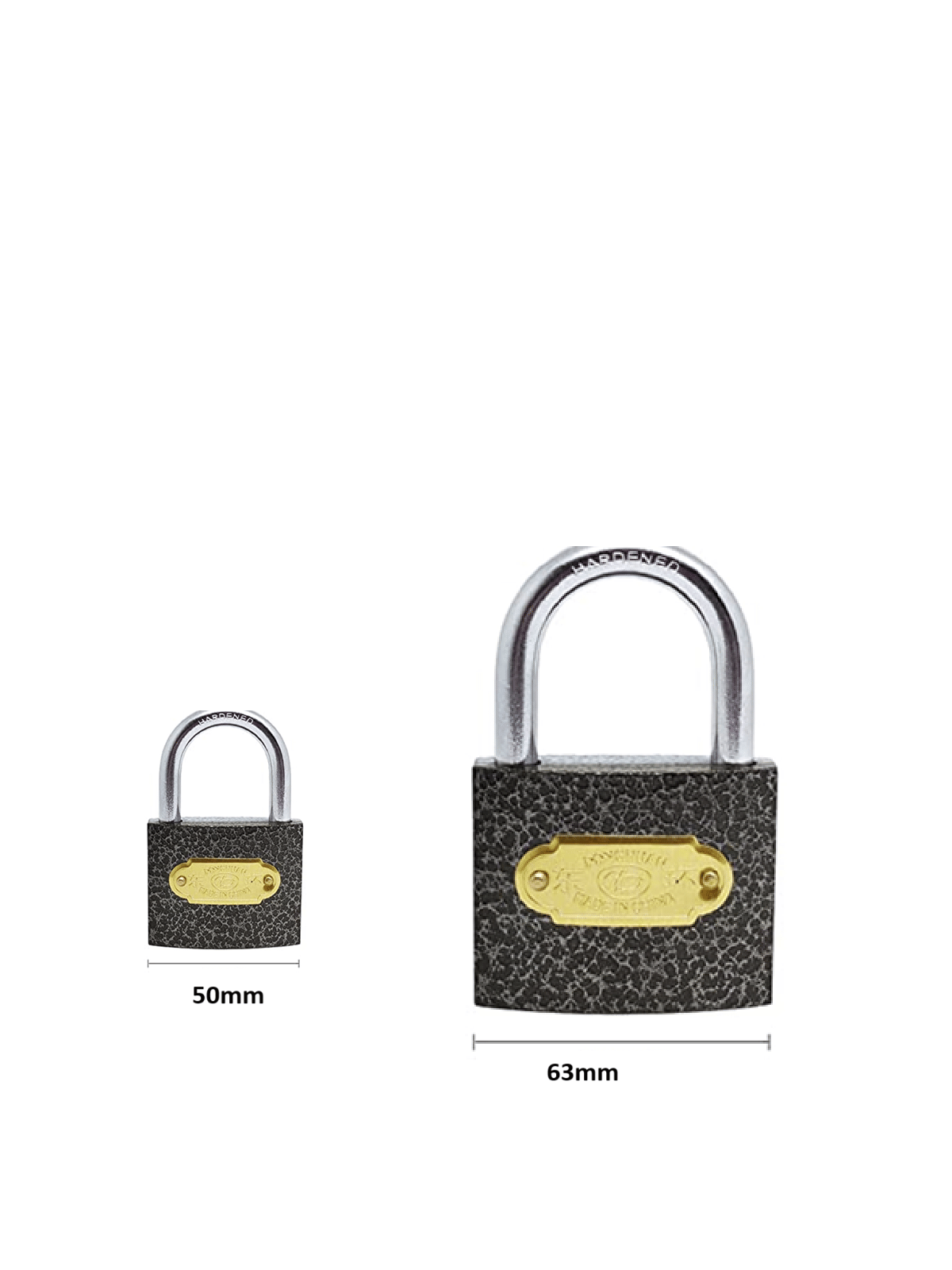 Mini Lock 50mm, small lock 63mm - Pressing Hard Stainless Steel Padlock Black Finish with 3 Keys – Durable Security for Home, Office, Luggage, Toolbox" Mini Lock 50mm, small lock 63mm - Pressing Hard Stainless Steel Padlock Black Finish with 3 Keys – Durable Security for Home, Office, Luggage, Toolbox"