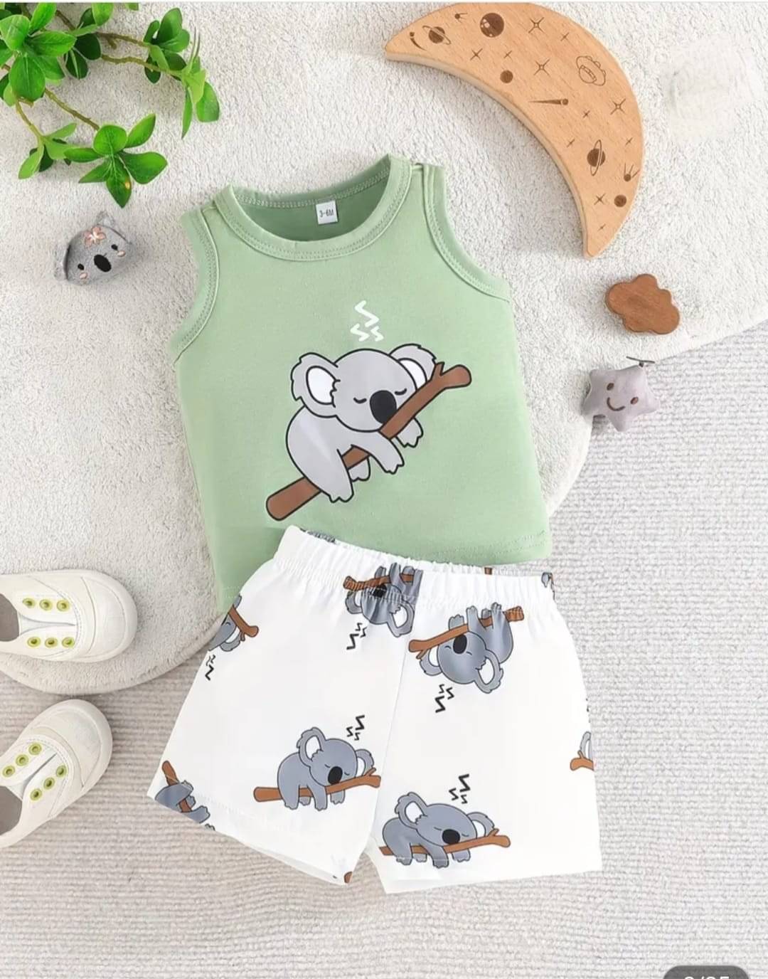 NIMISHAGARMENTS Pack of 1 Baby Boys Cotton T-Shirts & Shorts Set ( Sea Green ) NIMISHAGARMENTS Pack of 1 Baby Boys Cotton T-Shirts & Shorts Set ( Sea Green )