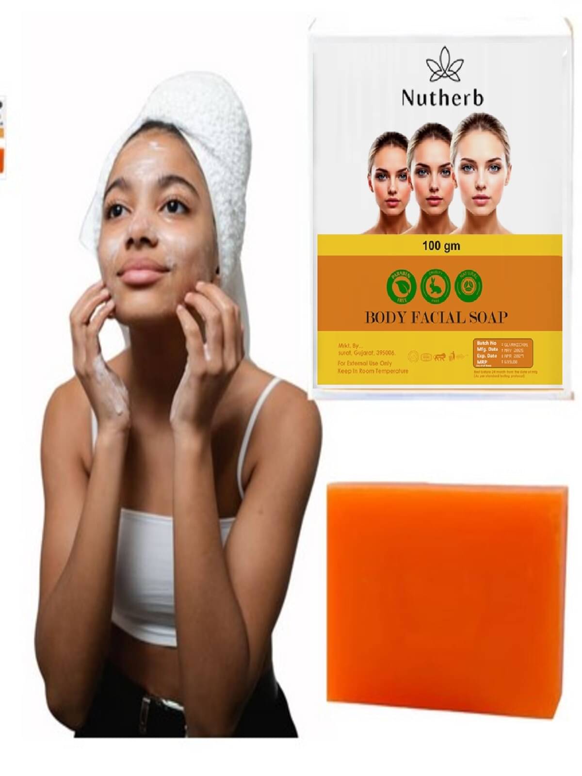     			NUTHERB Beauty JIole Kojic Soap for All Skin Type ( Pack of 1 )