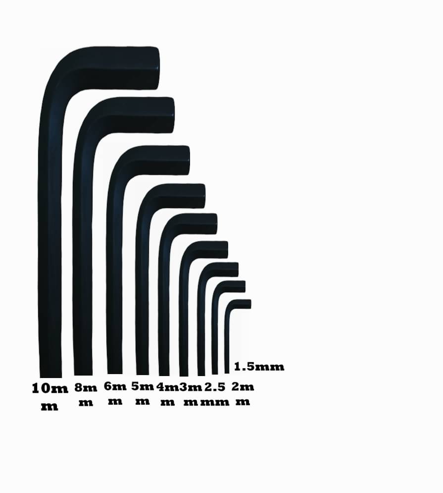 OAYKAY TOOLS basics Hex Key Allen Wrench Set with Ball End - Set of 9 OAYKAY TOOLS basics Hex Key Allen Wrench Set with Ball End - Set of 9
