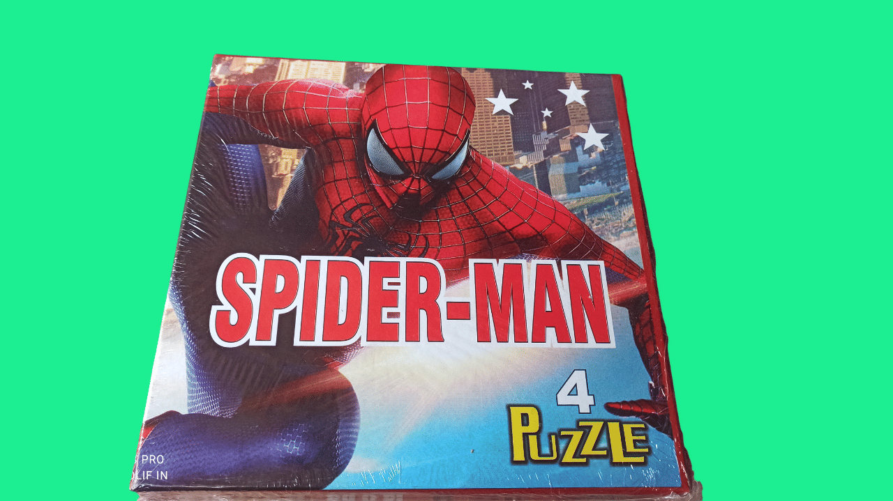 OLIFIN Spider - Man A Set of 4 Jigsaw Puzzle for Kids Above 3+ Years - Fun & Challenging Brain Booster Games - for Focus and Memory - Encourage Creative Thinking  Pack of 1     			OLIFIN Spider - Man A Set of 4 Jigsaw Puzzle for Kids Above 3+ Years - Fun & Challenging Brain Booster Games - for Focus and Memory - Encourage Creative Thinking  Pack of 1