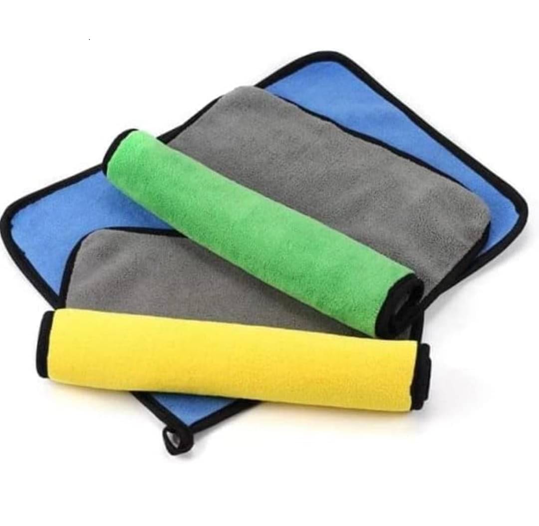 Parcon Multicolor 600 GSM Microfiber Cloth For Automobile ( Pack of 3 ) Parcon Multicolor 600 GSM Microfiber Cloth For Automobile ( Pack of 3 )