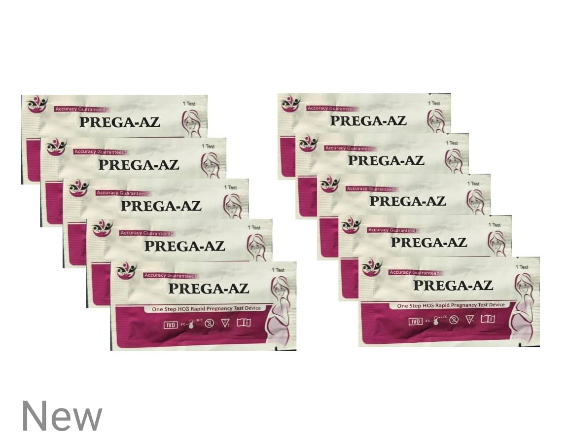     			Prega-AZ Pregrency Test Kits (Pack of 10)