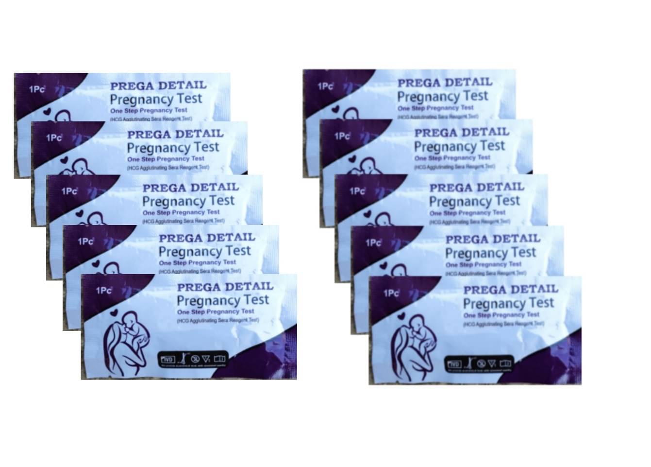    			Prega Detail HCG Pregrency Test Kits (Pack of 10)