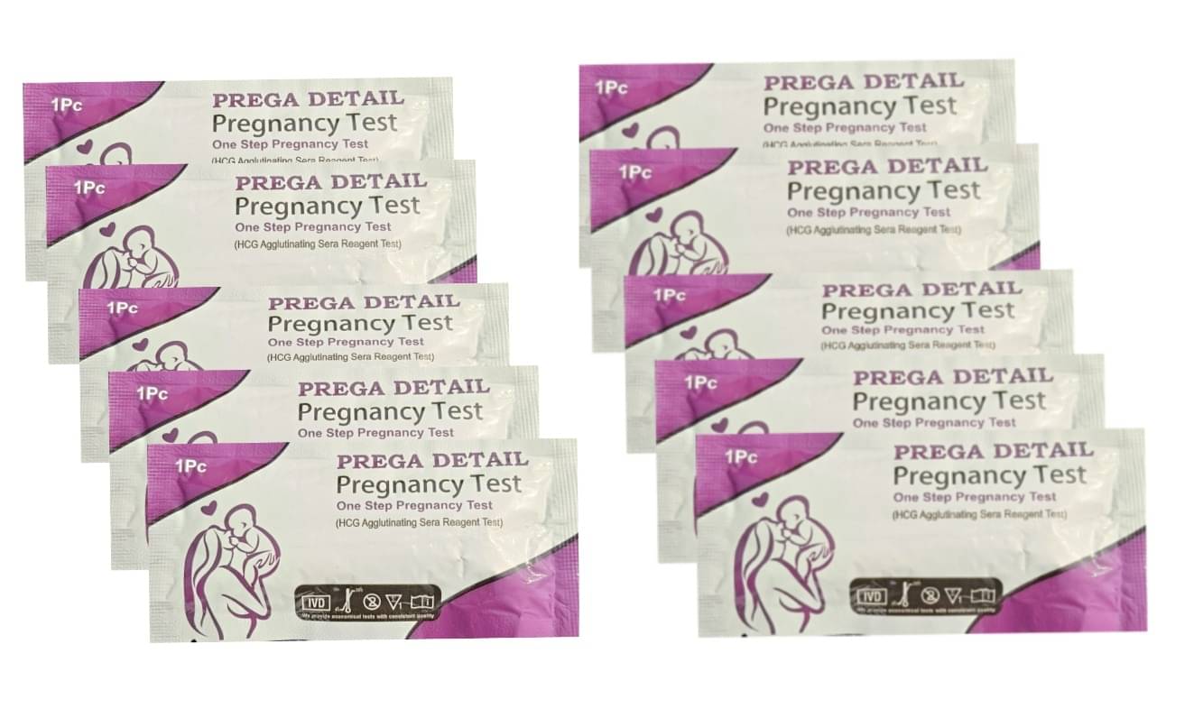     			Prega Detail Pregrency Test Kits (Pack of 10)