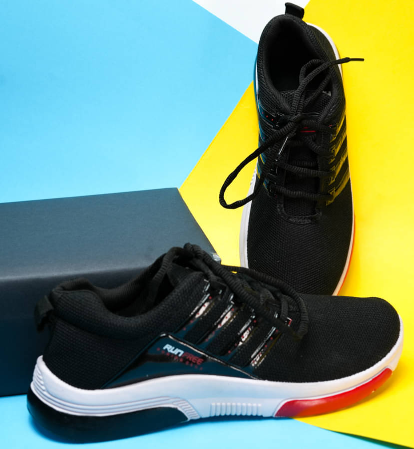 Soles & Styles Men's Black Casual Shoe Black Men's Outdoor Shoes     			Soles & Styles Men's Black Casual Shoe Black Men's Outdoor Shoes