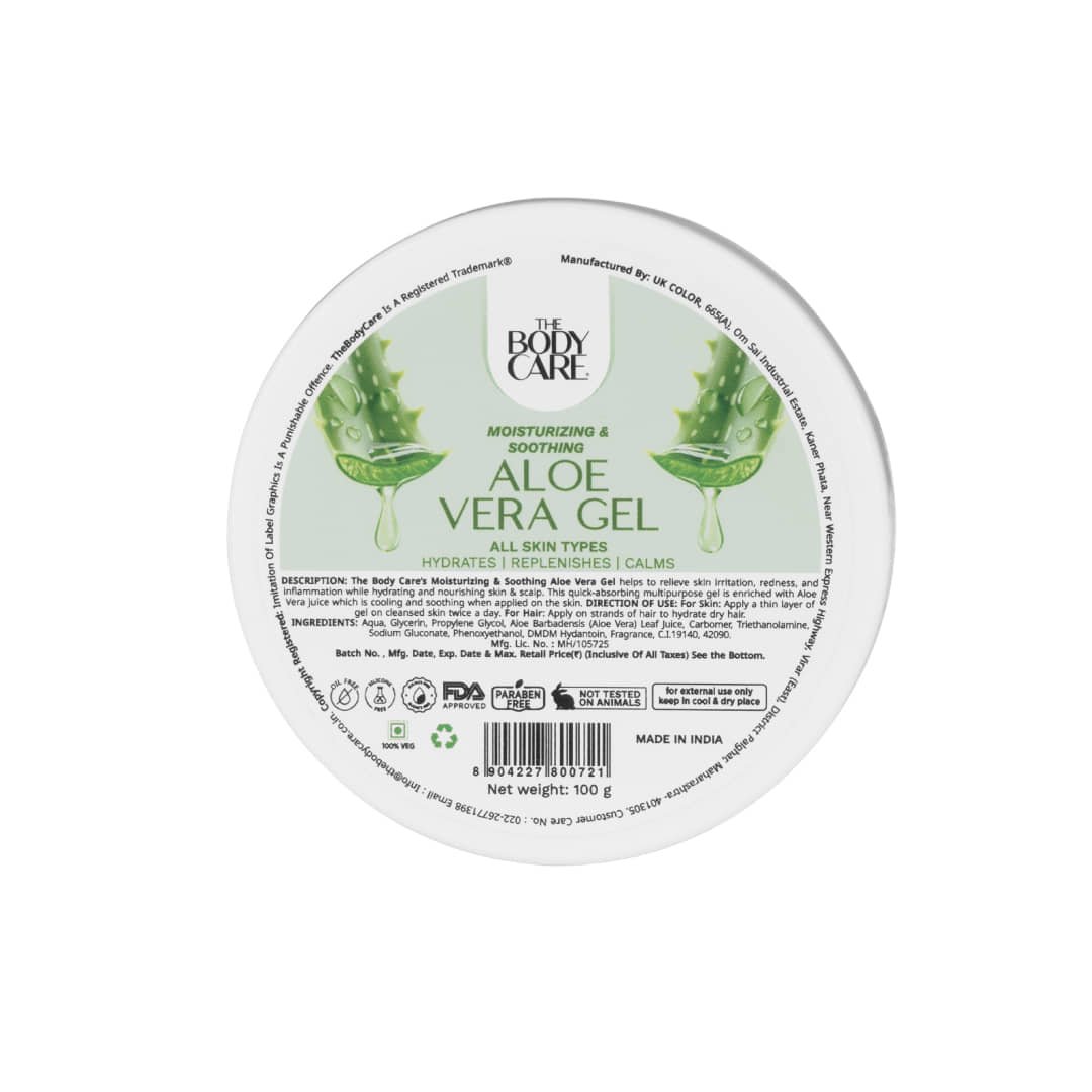 The Body Care Moisturizing & Soothing Aloe Vera Gel ( 100g)