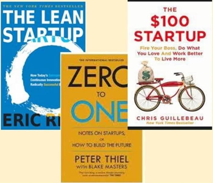     			The Lean Startup Zero To One 100 dollar startup