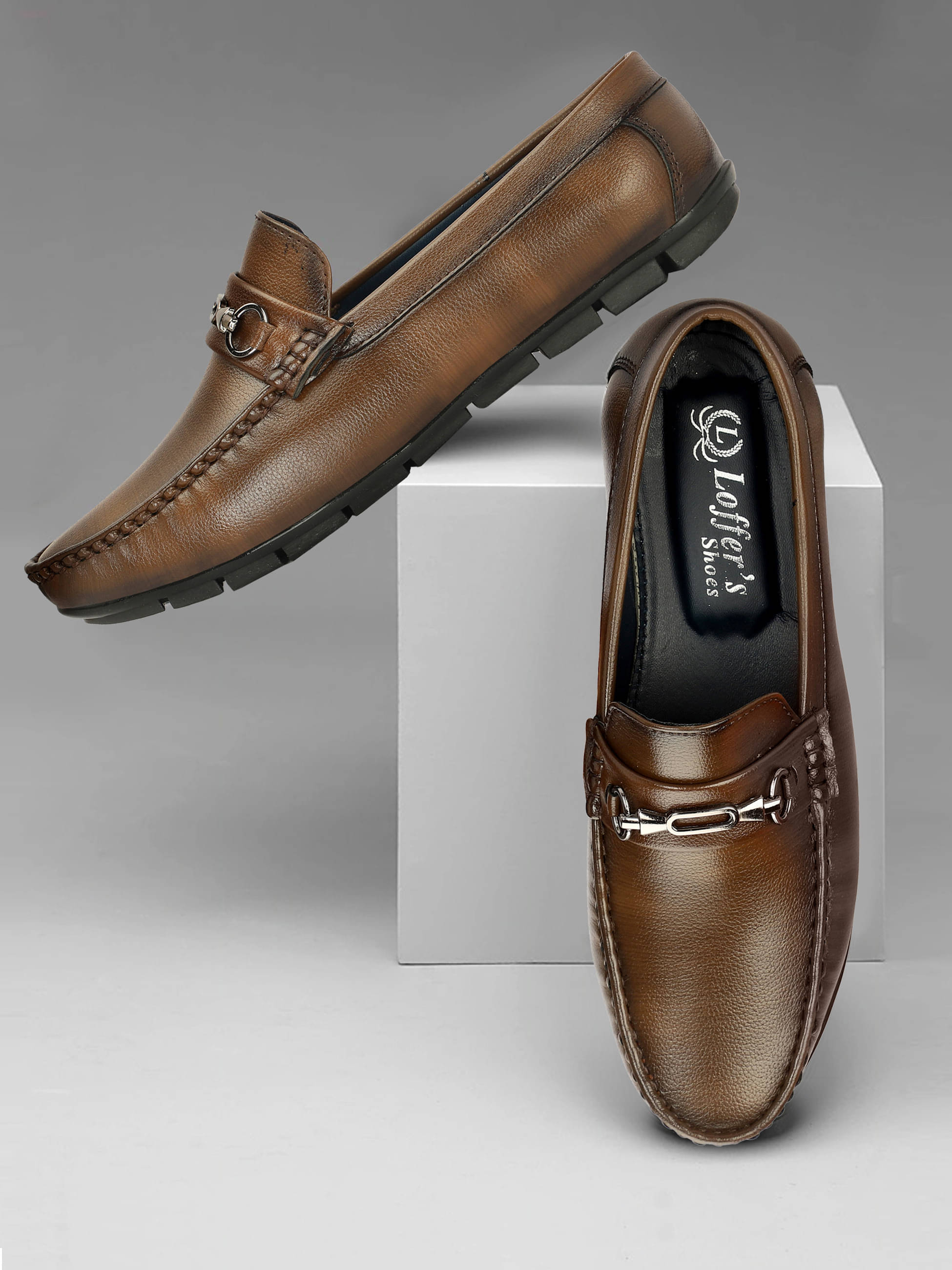     			Trotus Brown Men's Slip on