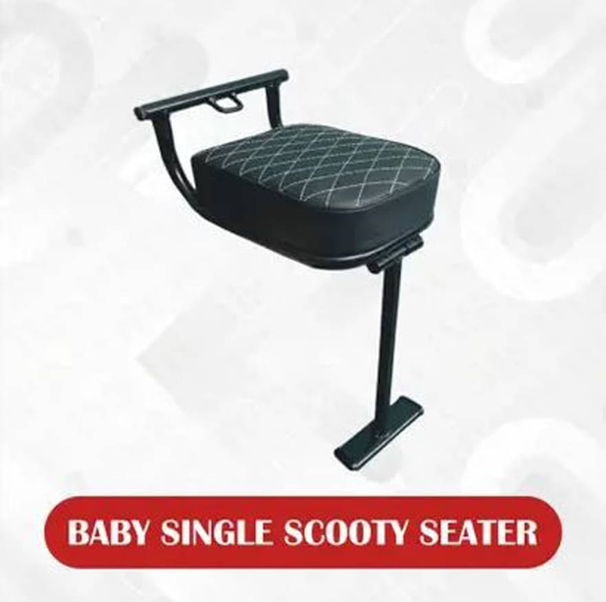     			Universal Activa Baby Seat for Scooters/scooty Designed specifically Like Single Bike Seat Cover For Honda, Hero, TVS, Suzuki Access 125, Access, Activa 3G, Activa 4G, Activa 5G, Activa 6G, Jupiter, Activa i
