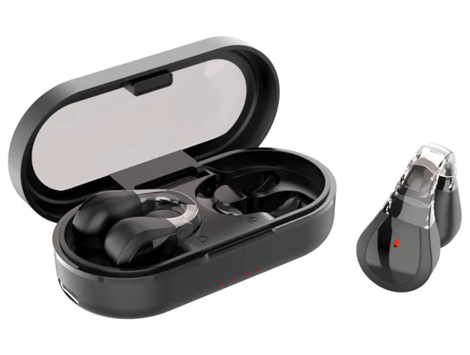     			VEHOP Q60 Ear Clip OWS Open Ear Wireless Earbuds | ENC Mic for Crystal-Clear Calls | 30hr Playtime with Type-C Fast Charging | BT5.3 Gaming Bluetooth Earphones | Touch Control Sports Headphone.