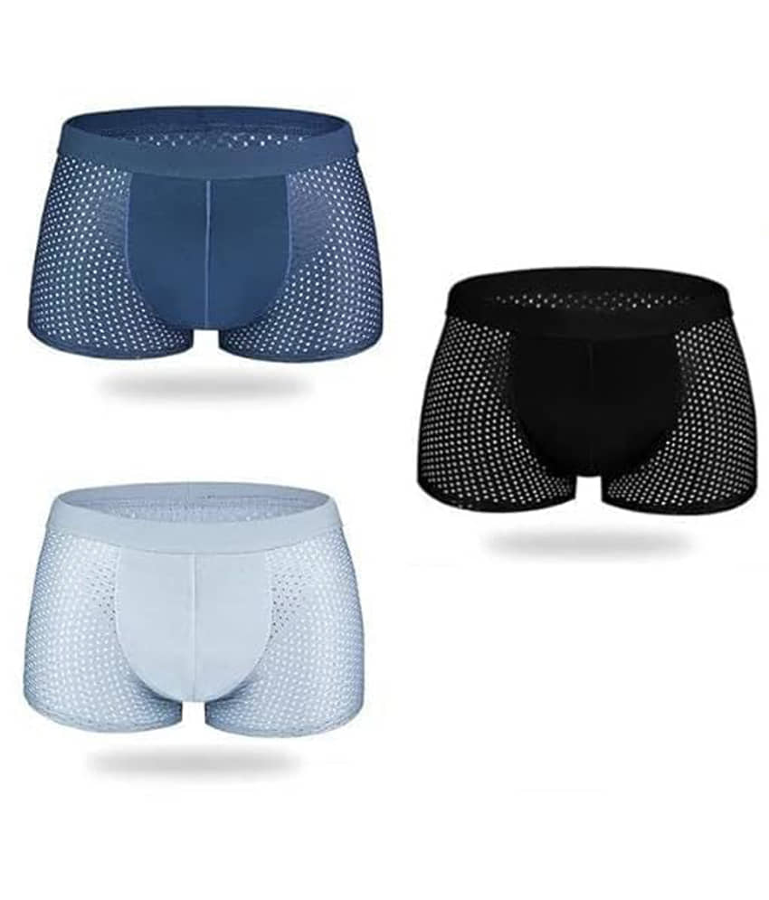 XXYX Pack of 3 Lycra Trunks For Men's ( Multicolor )