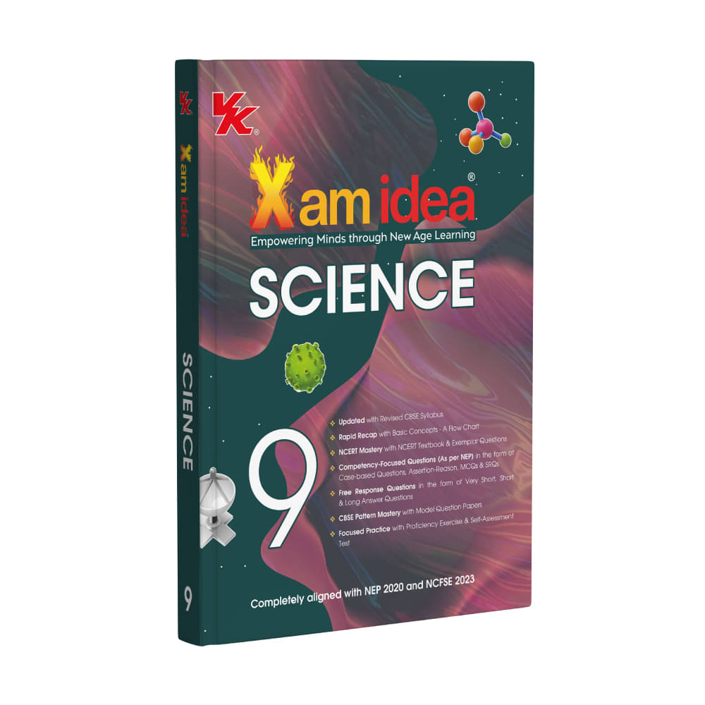 Xam idea Class 9 Science (2025–26) | Latest CBSE Syllabus| NEP 2020 & NCFSE 2023 Aligned | With Competency-Focused & Free Response Qs | Self-Assessment Tests Xam idea Class 9 Science (2025–26) | Latest CBSE Syllabus| NEP 2020 & NCFSE 2023 Aligned | With Competency-Focused & Free Response Qs | Self-Assessment Tests