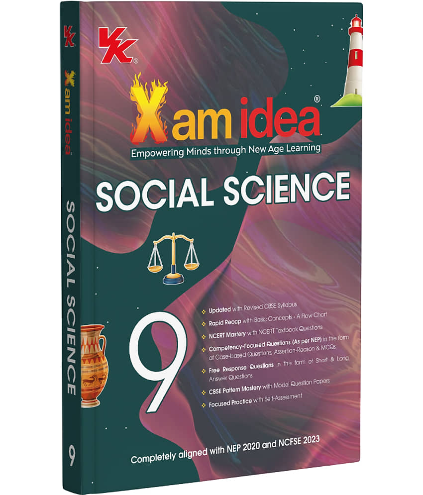 Xam idea Class 9 Social Science (2025-26) | Latest CBSE Syllabus| NEP 2020 & NCFSE 2023 Aligned | With Competency-Focused & Free Response Qs | Self-Assessment Tests - Stationery | Buy online on ZillyBuy
