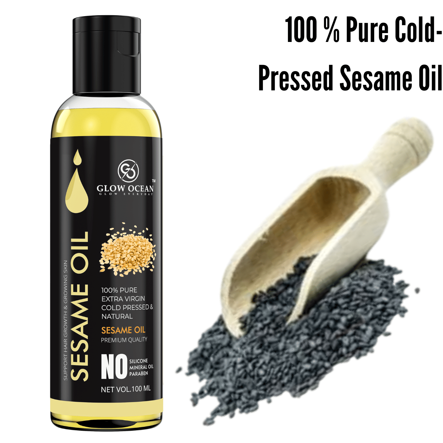     			glow ocean Anti Hair Fall Sesame Oil 100 ml ( Pack of 1 )