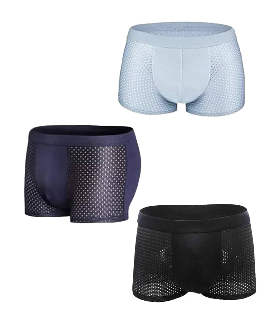     			mens dot net briefs Pack of 3 Lycra Briefs For Men's ( Multicolor )