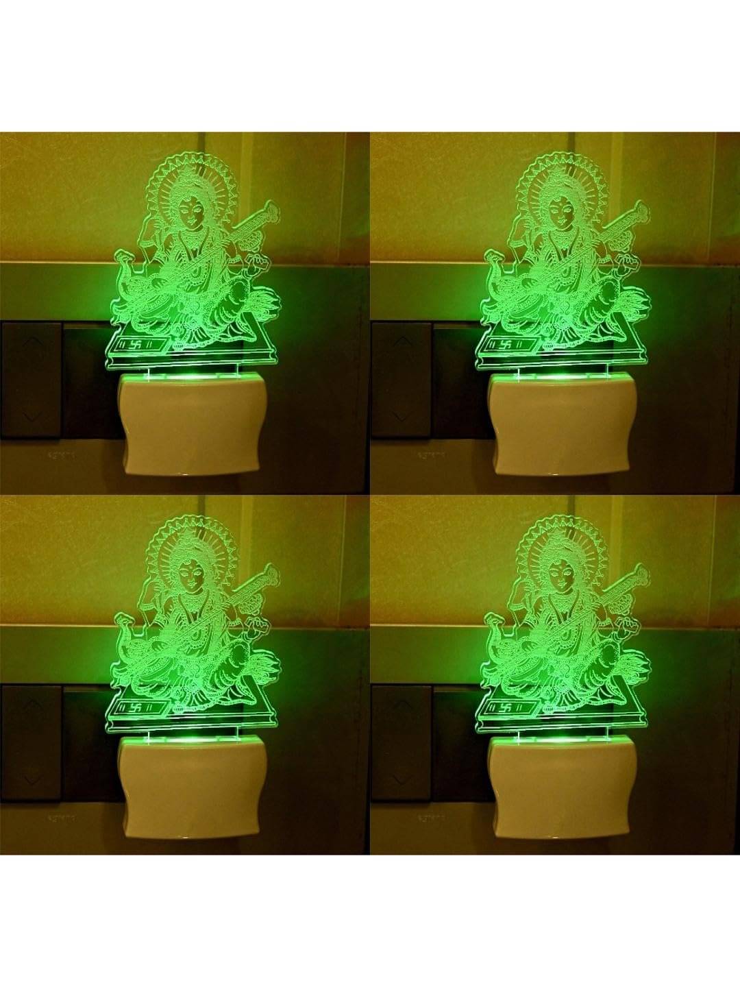     			1st Time White Night Lamp ( Pack of 4 )