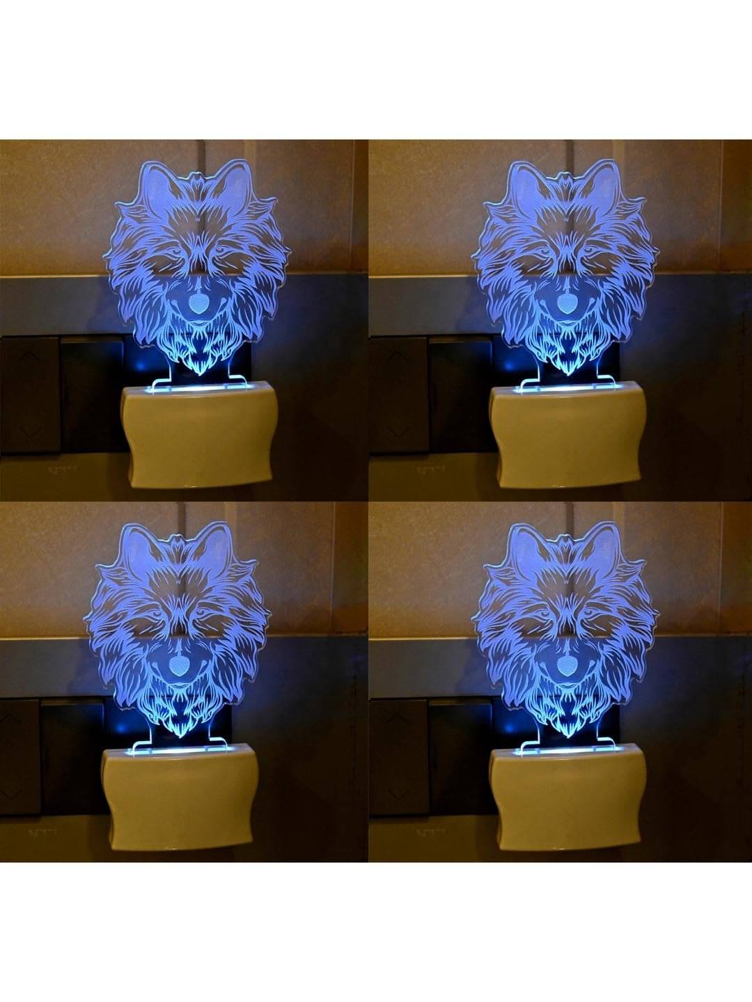     			1st Time White Night Lamp ( Pack of 4 )