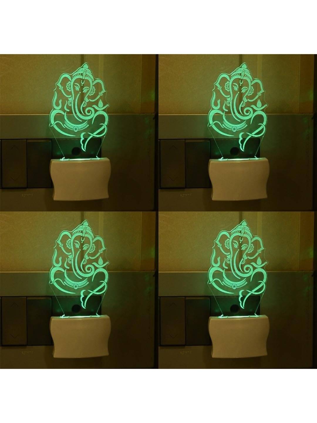     			1st Time White Night Lamp ( Pack of 4 )
