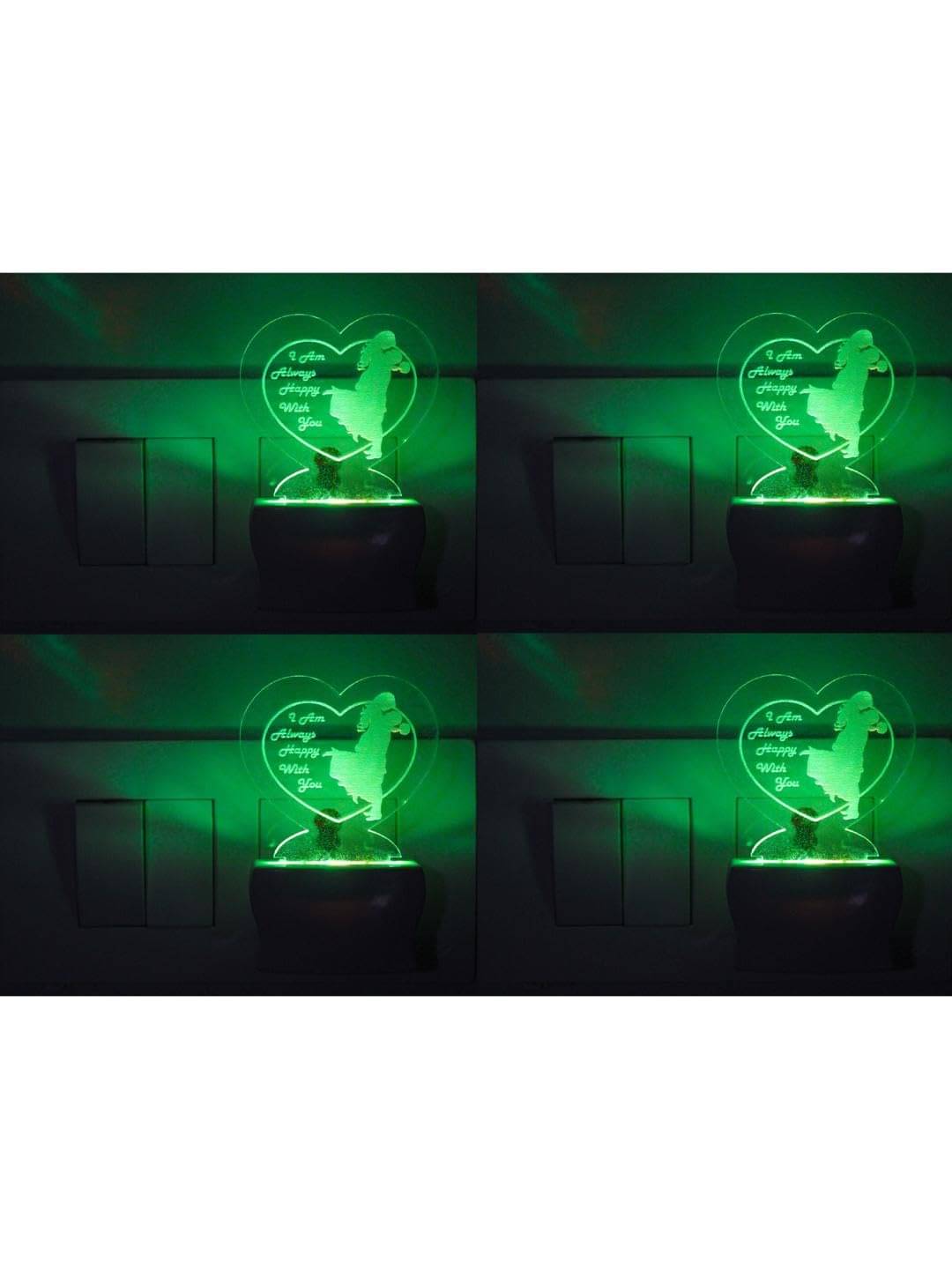     			1st Time White Night Lamp ( Pack of 4 )