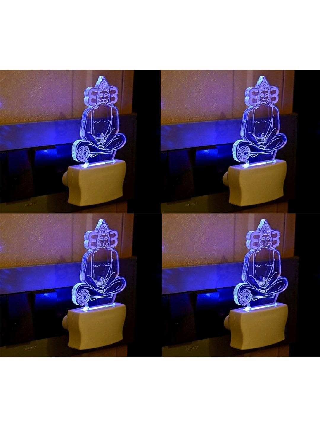     			1st Time White Night Lamp ( Pack of 4 )