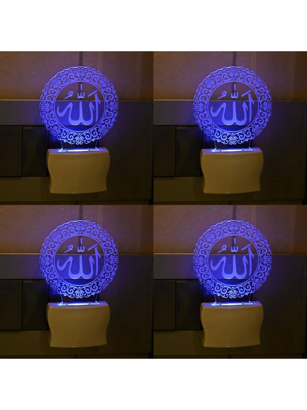     			1st Time White Night Lamp ( Pack of 4 )